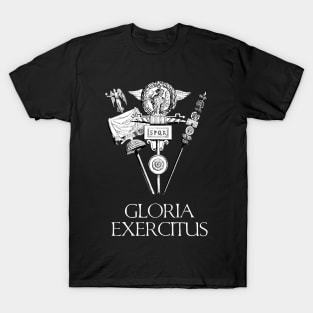 Inspiring Ancient Rome Legion Motto Gloria Exercitus SPQR T-Shirt